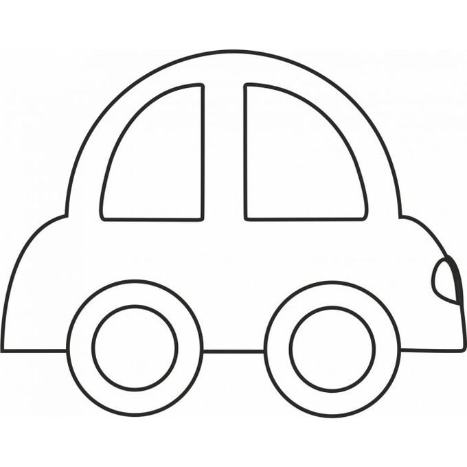 Машина раскраска для малышей