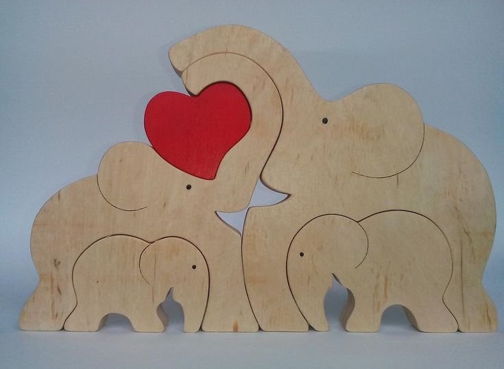 Пазлы из дерева лобзиком