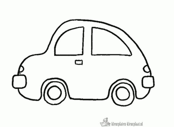 Трафарет машинки для детей