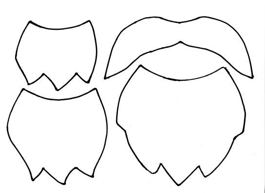 Макет бороды для ребенка