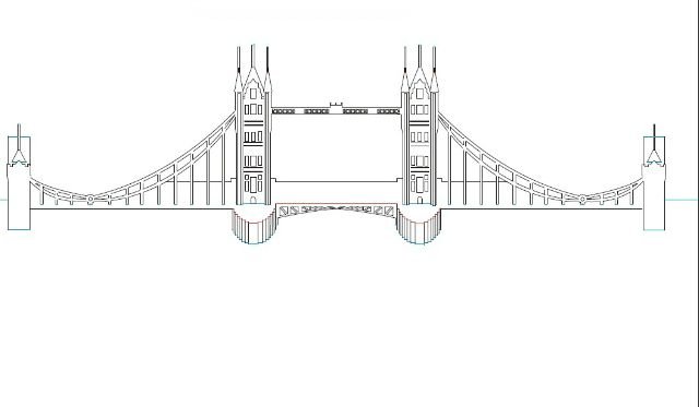 Макет моста