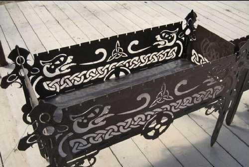 Мангал плазморезом ЧПУ