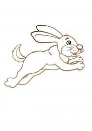 Заяц раскраска