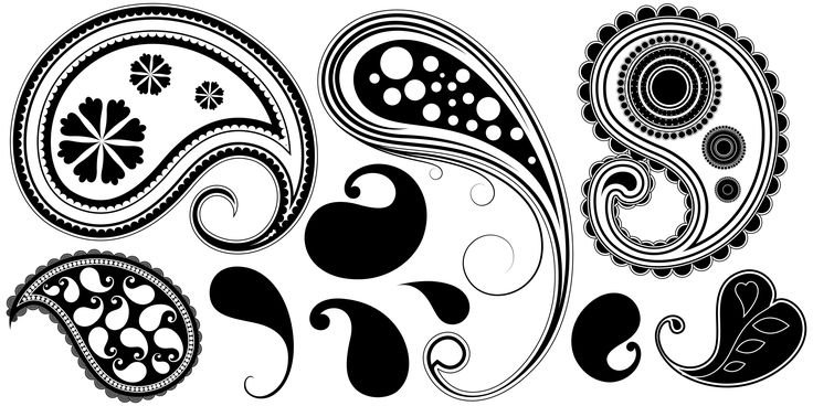 Бута национальный узор Азербайджана