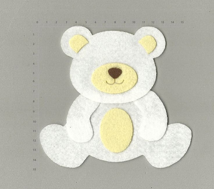 Аппликация медведь