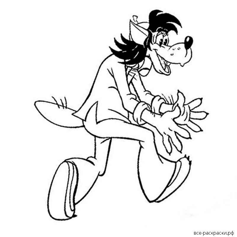 Заяц ну погоди раскраска