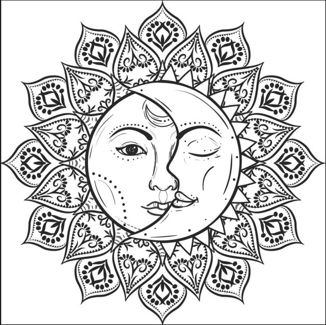 Стилизованное изображение солнца