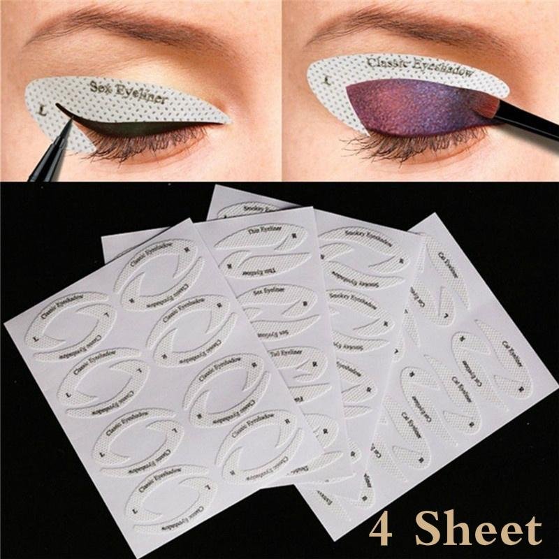 Трафарет для глаз тени