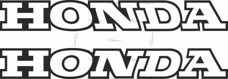 Трафарет Хонда