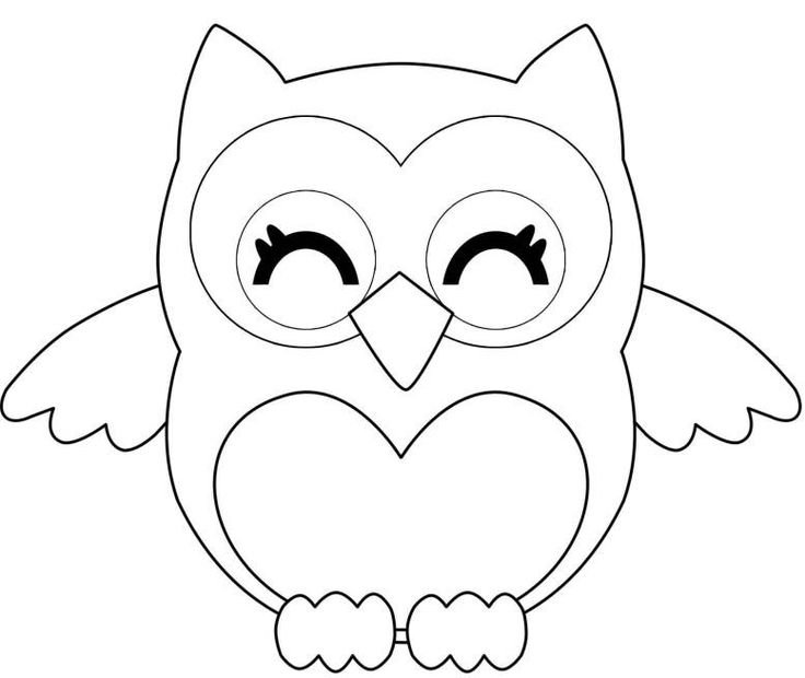 Совята из фетра выкройки и схемы