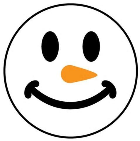 Лицо снеговика