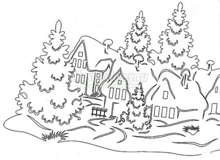 Новогодние вытанки на окна