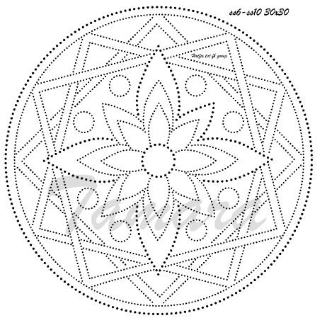 Мандала по точкам