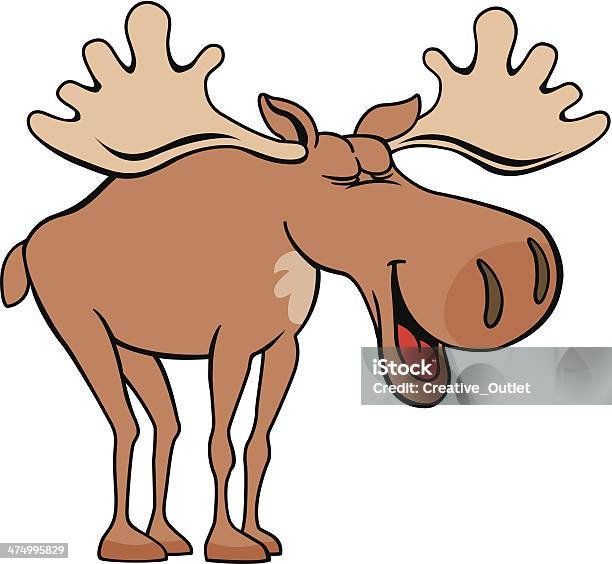 Олень рисунок мультяшный