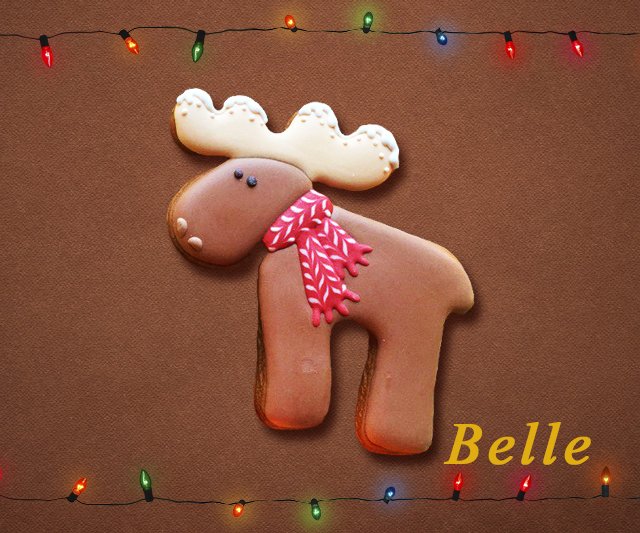 Имбирный пряник Лось