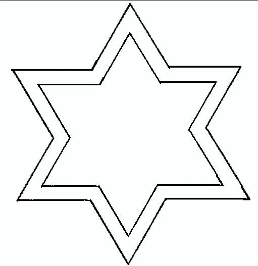 Трафарет звезды