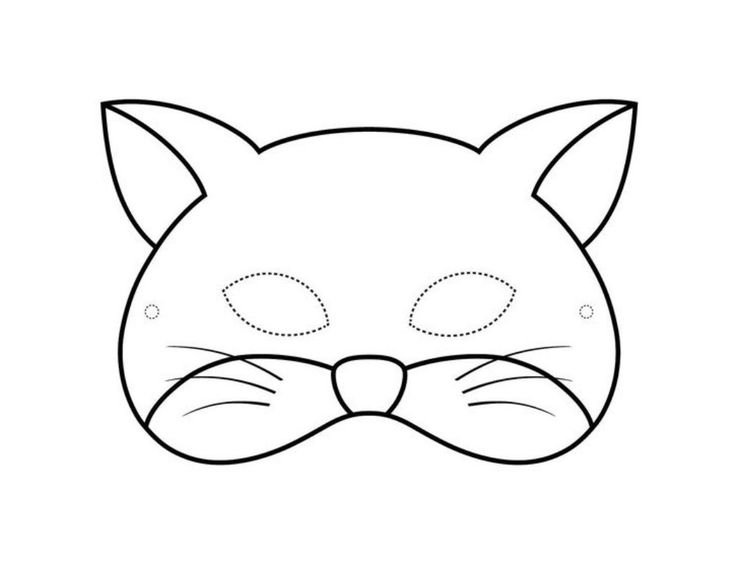 Трафарет маски для лица