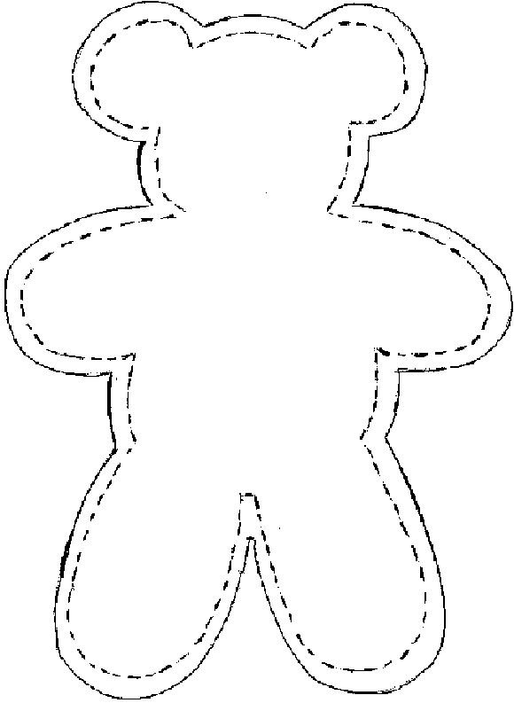 Трафарет для шитья мягкой игрушки