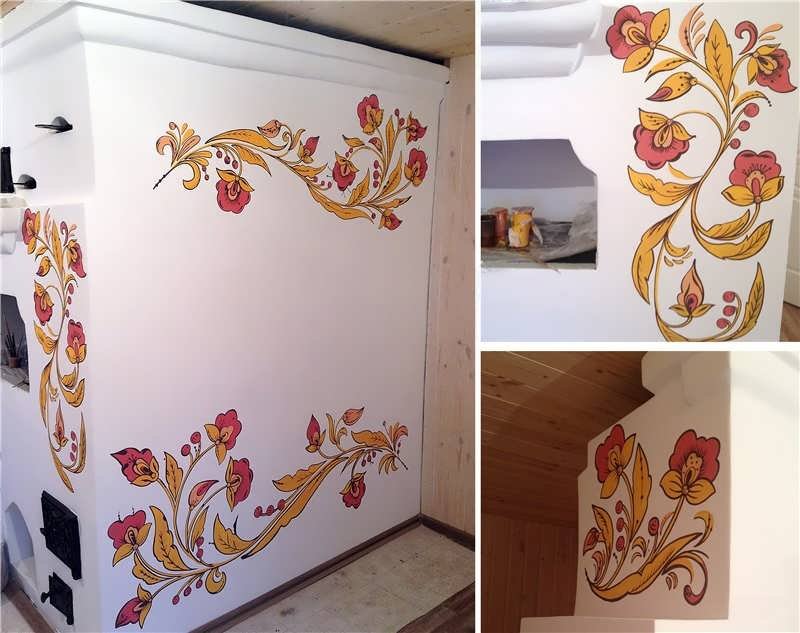 Расписные русские печи