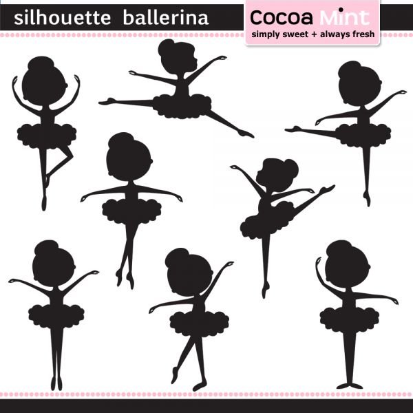 Балерина трафарет