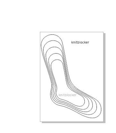 Блокатор для носков лекало 43 размер