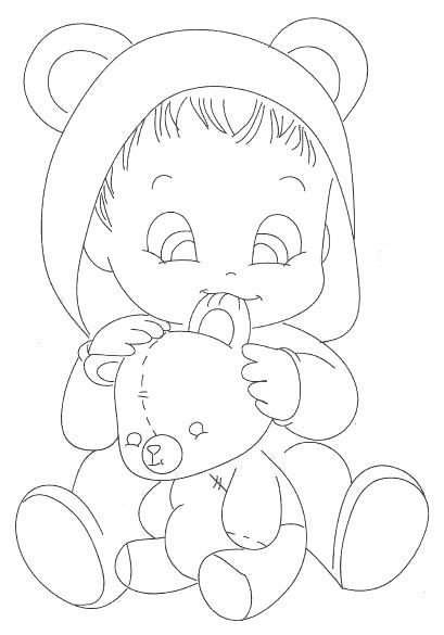 Раскраска пупс