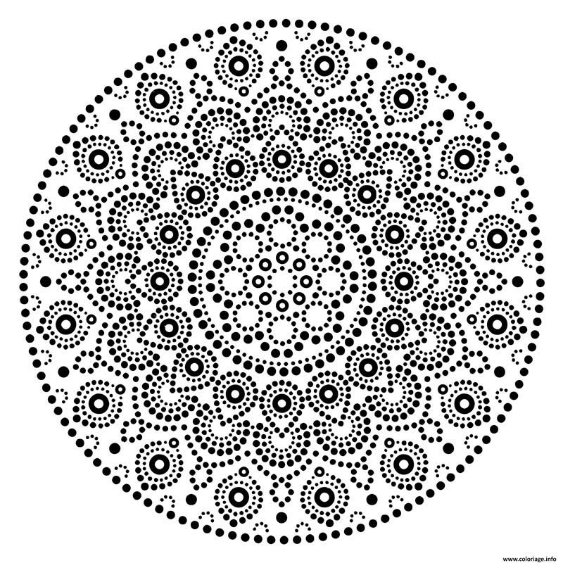 Мандалы точечная роспись