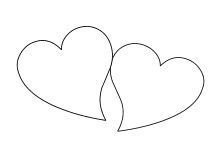 Сердечки разных размеров