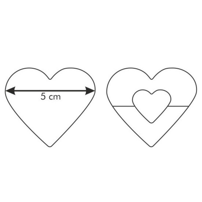 Сердце шаблон
