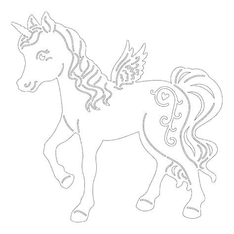 Единорог для вырезания