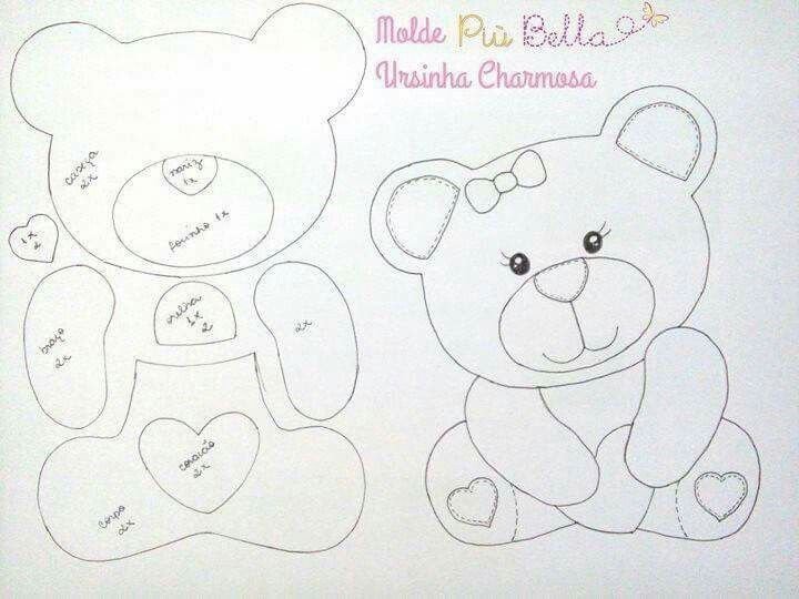 Шаблоны для фетровых игрушек