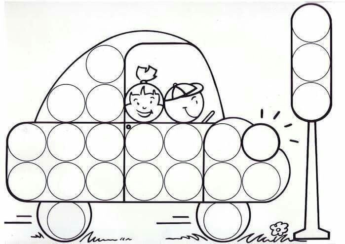 Рисунок пластилином шаблон