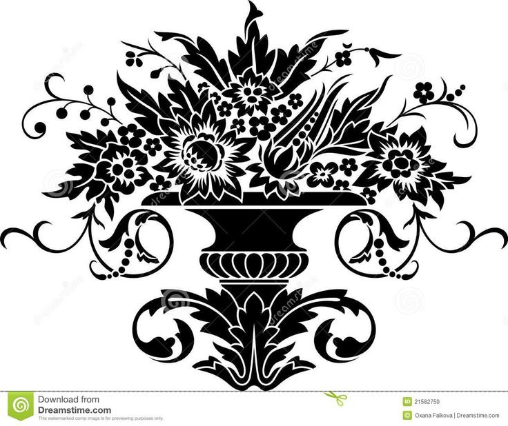 Цветочный орнамент в стиле Барокко