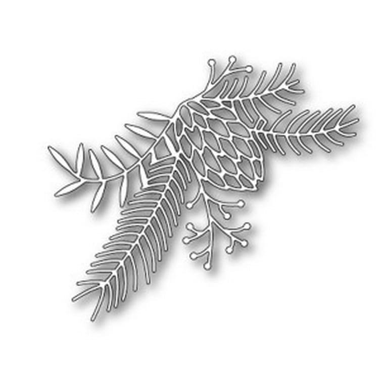 Новогодние ветки для вырезания