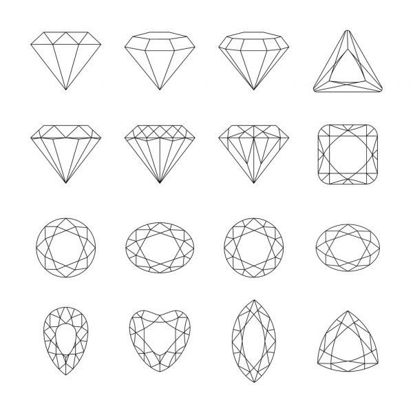 Алмаз эскиз