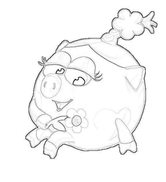 Смешарики трафарет