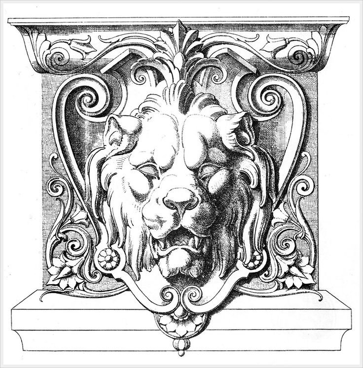 Маскарон Горгулья