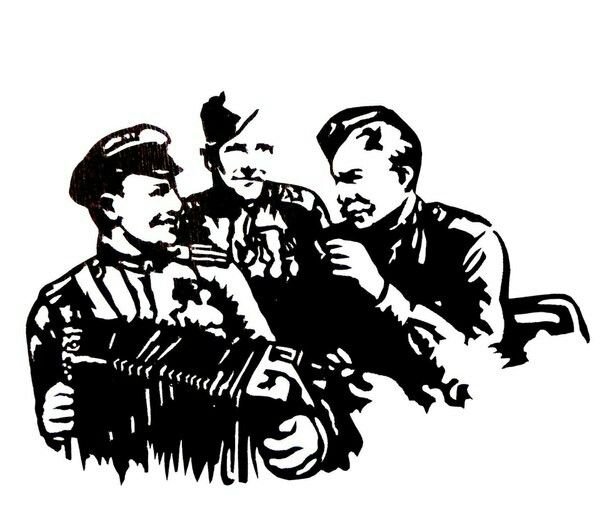 Силуэт советского солдата