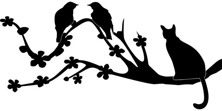 Трафареты кошек для декора