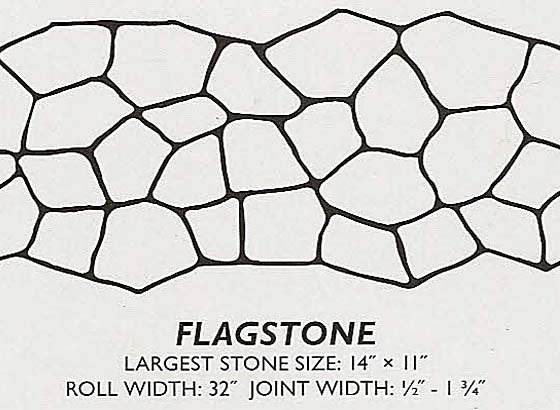 Трафарет дикий камень