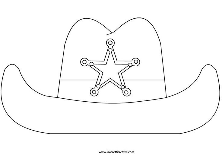 Поделка ковбойская шляпа