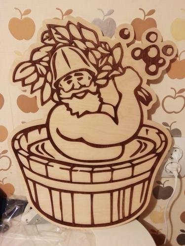 Выжигание для бани