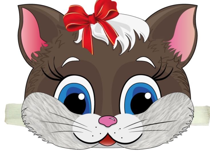 Маска кошки в детский сад