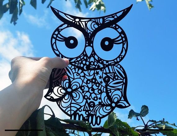 Вытынанка Сова