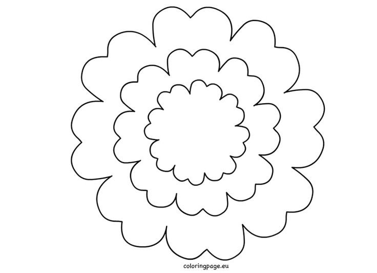 Трафареты для объемных цветов