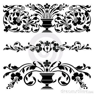 Классический растительный орнамент