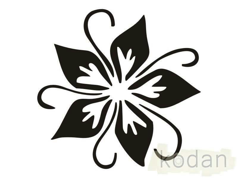 Трафареты цветов