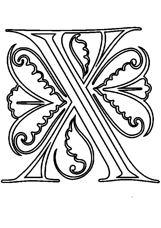 Буквы старославянской азбуки для раскрашивания