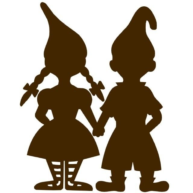 Силуэт гномика