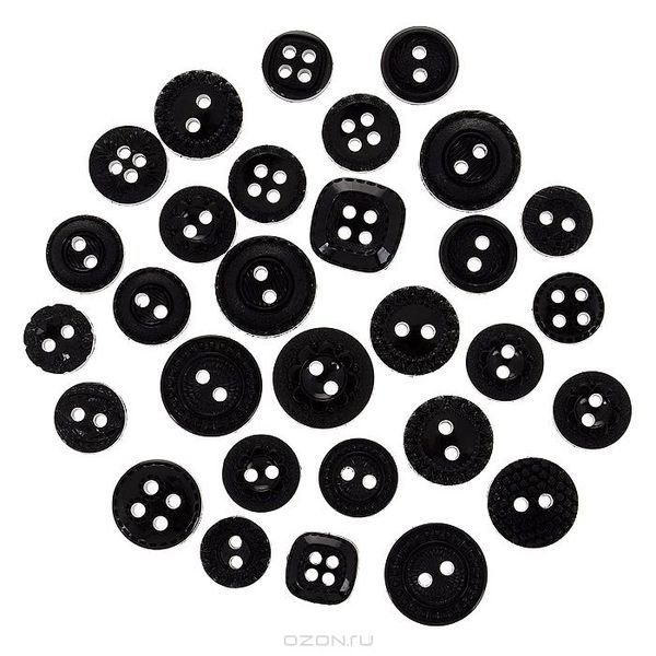 Пуговицы "чёрные"